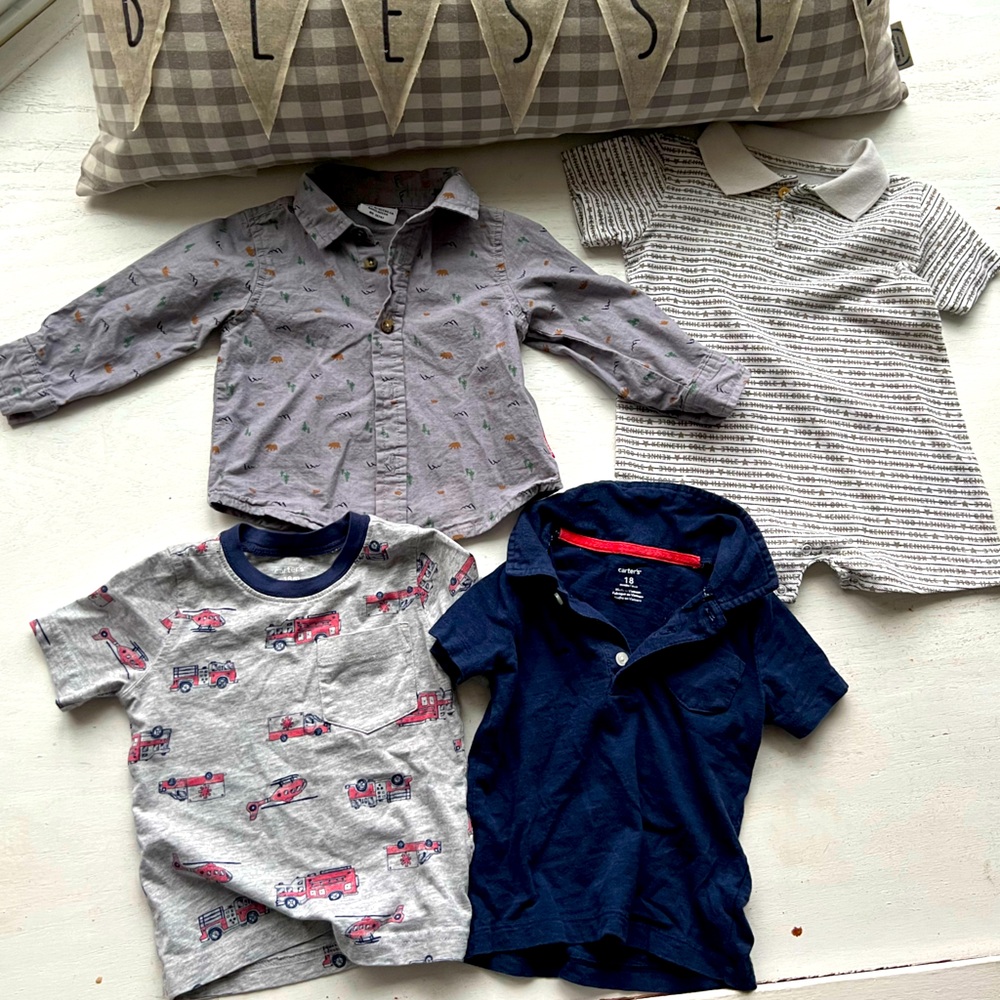 Bundle of baby tops 18M